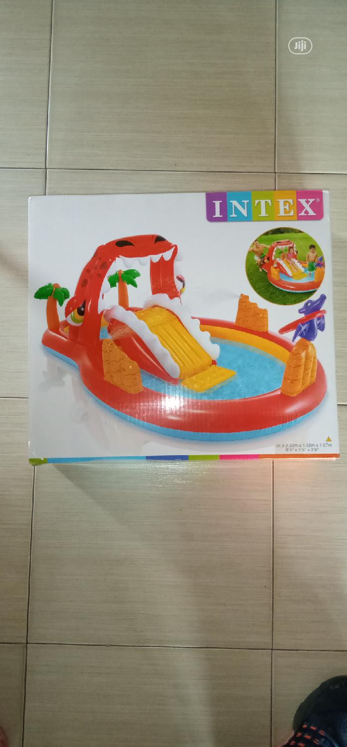 Kids Slide With Swimming Pool Is Available