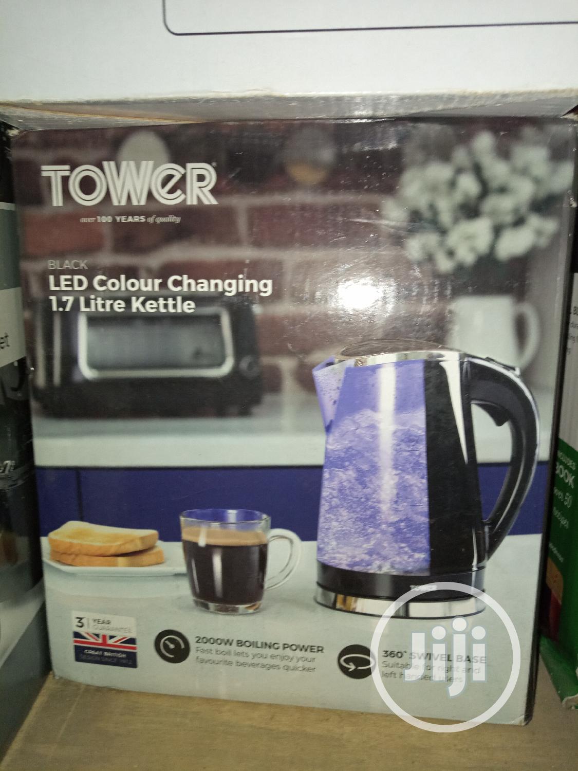 Tower Led Colour Changing Jug 1.7litres