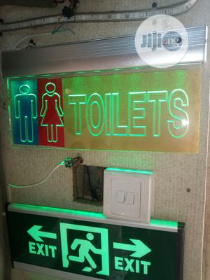 Original Toilet Signage.