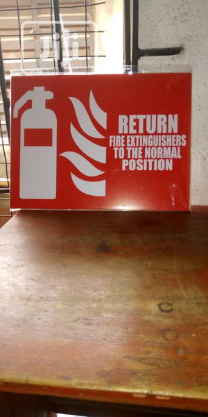 Fire Extinguisher Signage