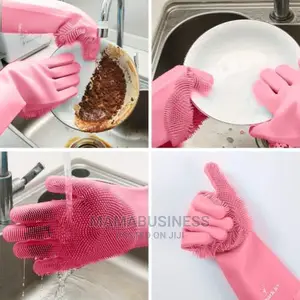 Reusable Silicone Dishwashing Gloves