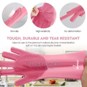 Reusable Silicone Dishwashing Gloves