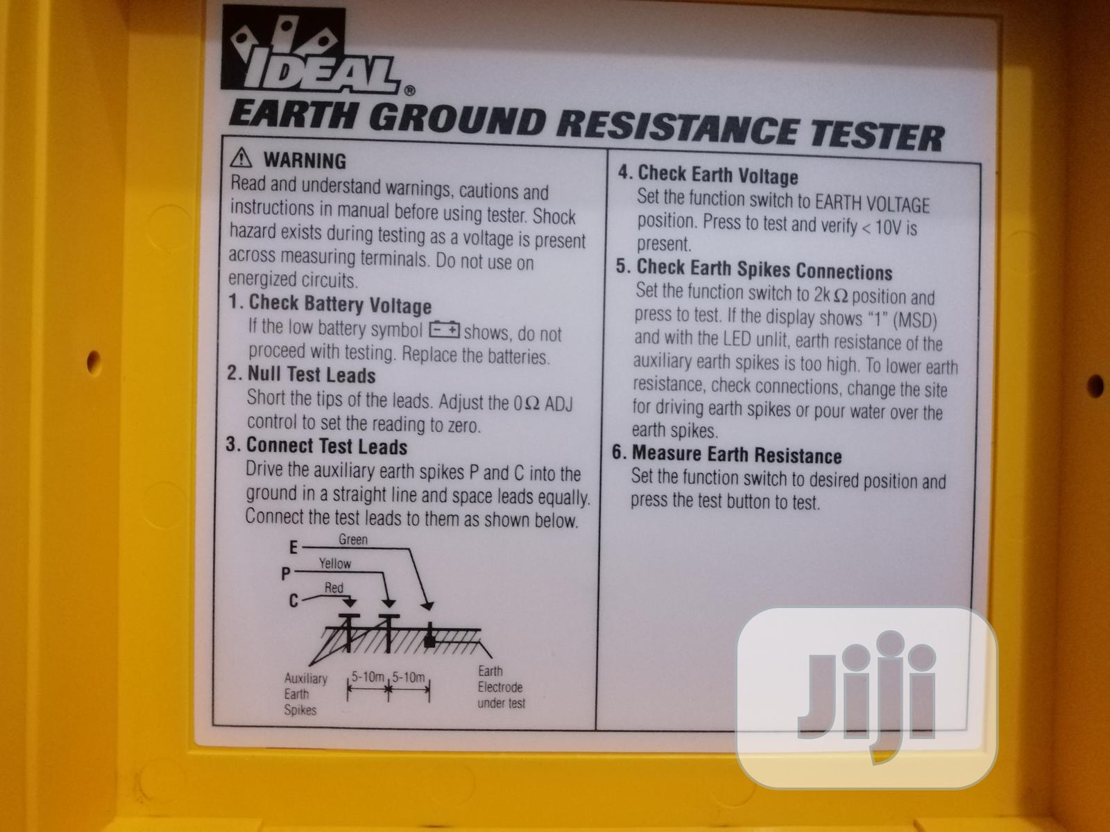 Ideal 61-796 Earth Ground Resistance Test