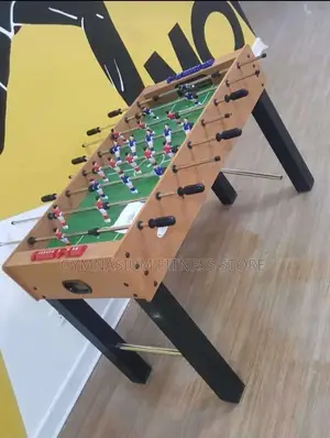 Soccer Table 4ft Yellow Black Legs 101
