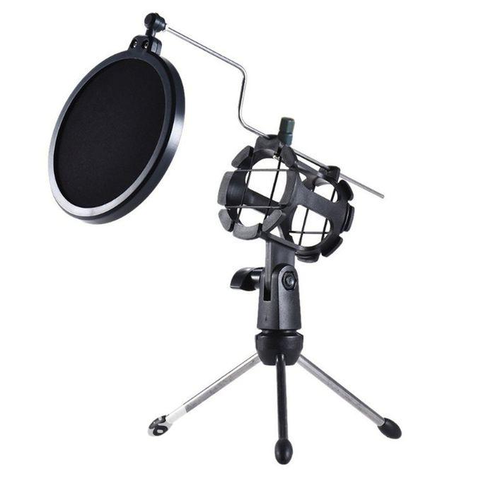 Studio Condenser Stand for Microphone With Filter Cover
