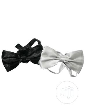2 in 1quality Mens Plain Bow Tie -Multicolor