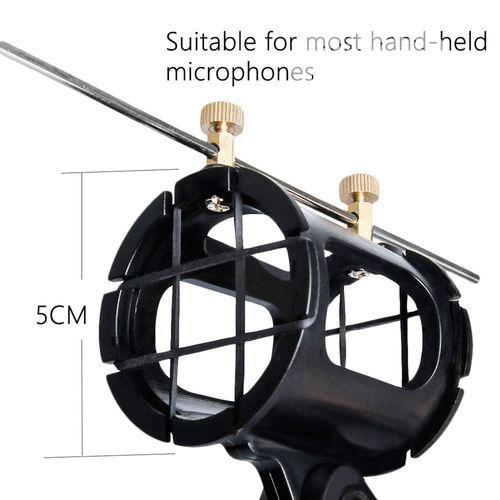 Mic Stand Phone Holder Filter Adjustable Desk Recording