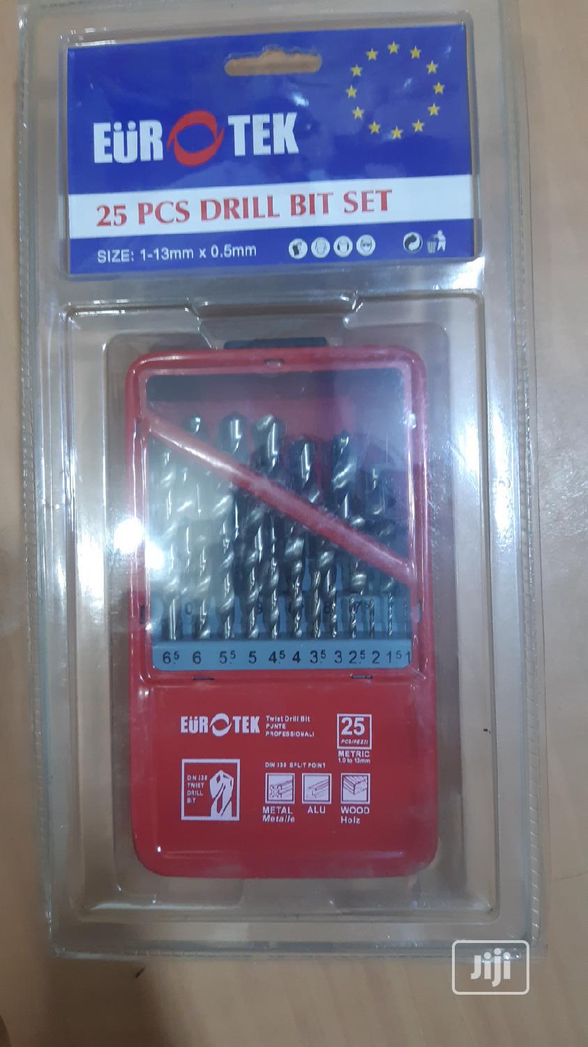 Drill Bit Set (25pcs) Black or Silver