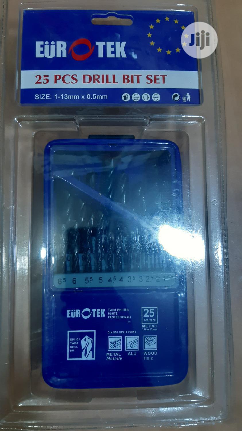 Drill Bit Set (25pcs) Black or Silver