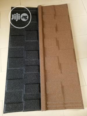 Brown and Black Shingle Stone Coated Roofing Material