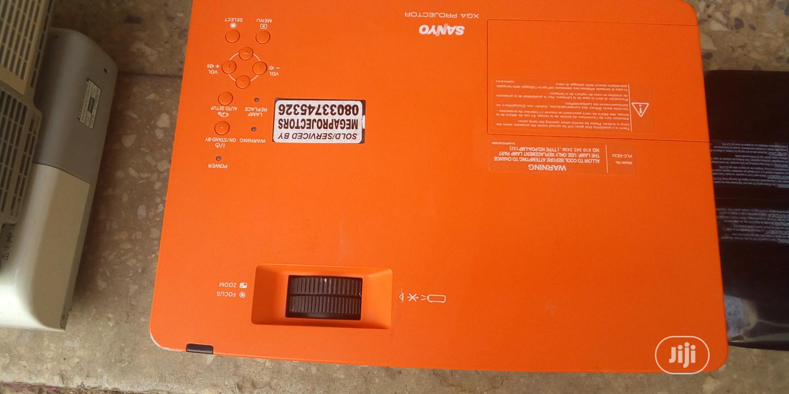 Orange Sanyo Projector
