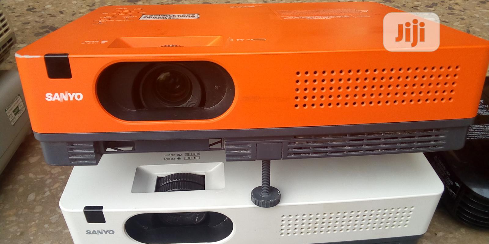 Orange Sanyo Projector