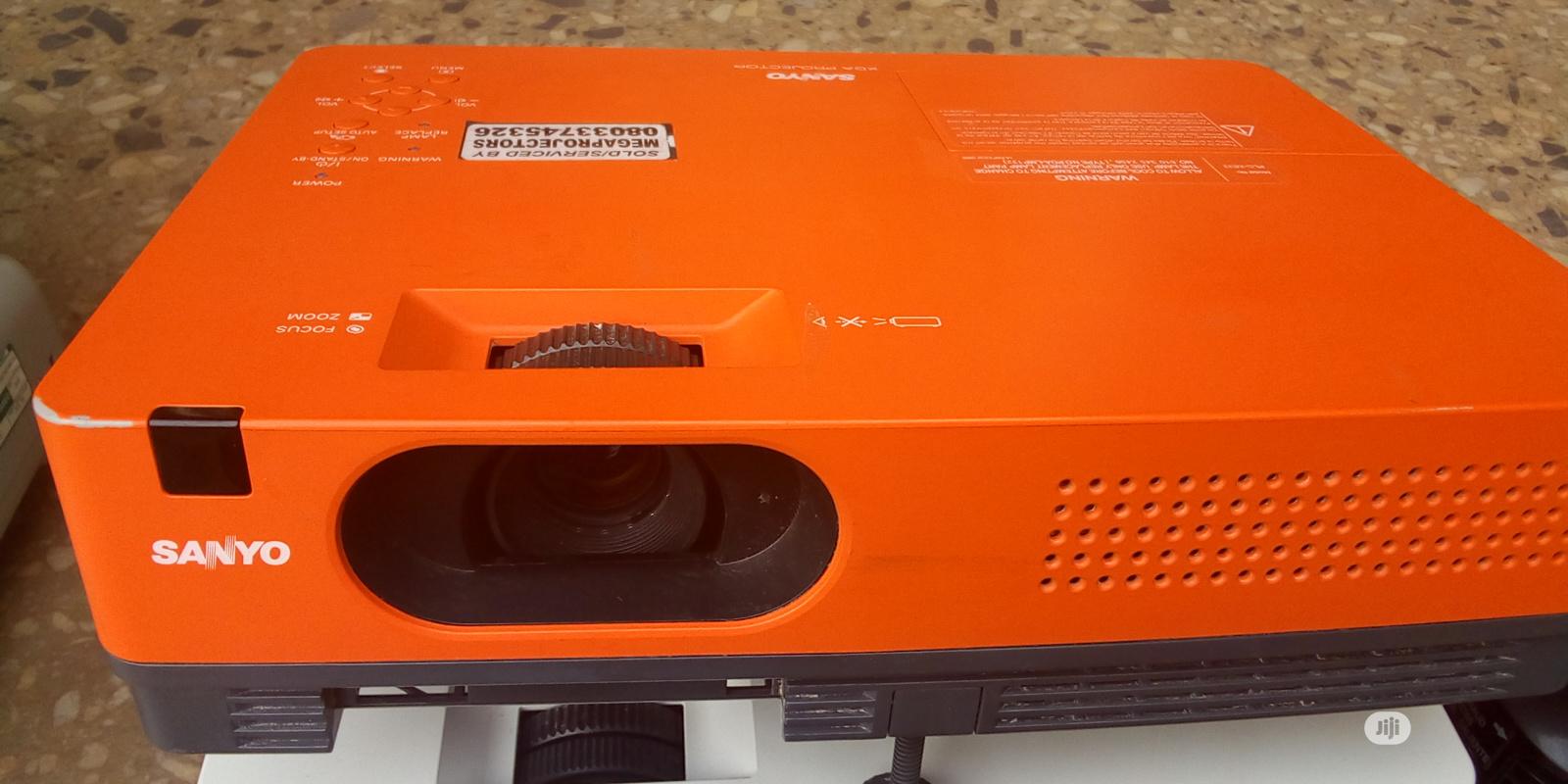 Orange Sanyo Projector