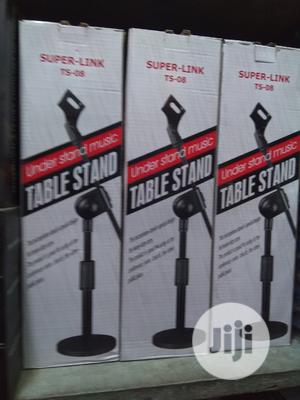 Professional Portable Round Based Table Microphone Stand