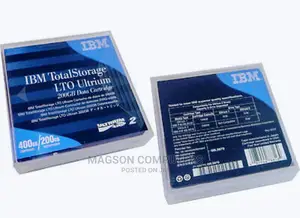 IBM LTO2 200GB-400GB Tape Cartridge New 08L9870 Single Pack IBM