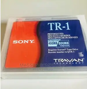 New TR-1 Sony QTR-1 Travan 400/800MB Data Cartridge Tape