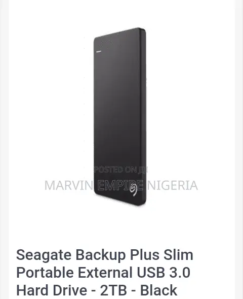 Backup Plus Slim Portable External Usb 3.0 Hard Drive - 2tb