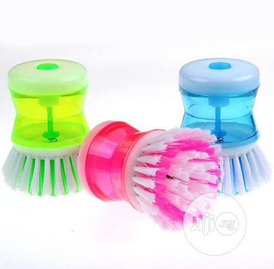 Washing Brush With Soap Dispenser