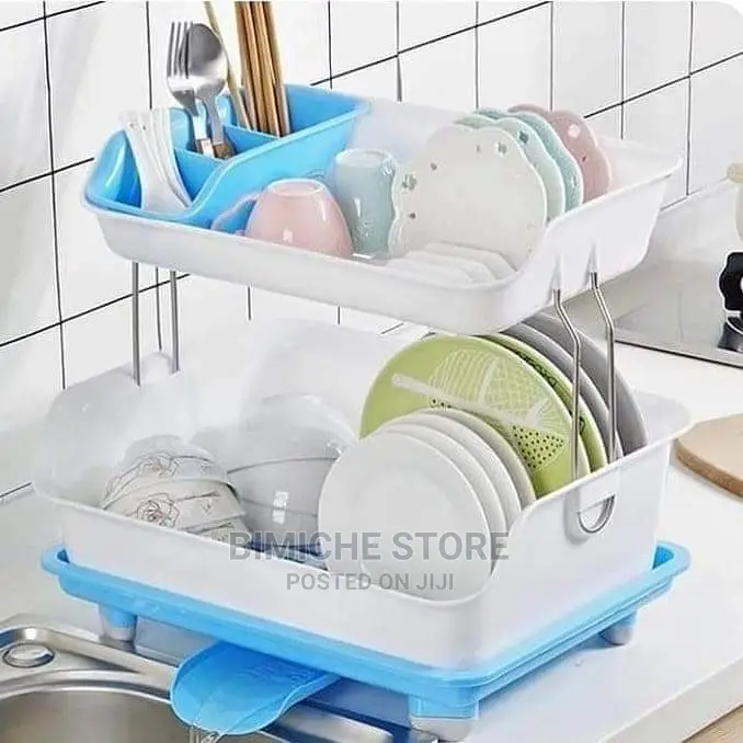 Plate Rack With Drainer