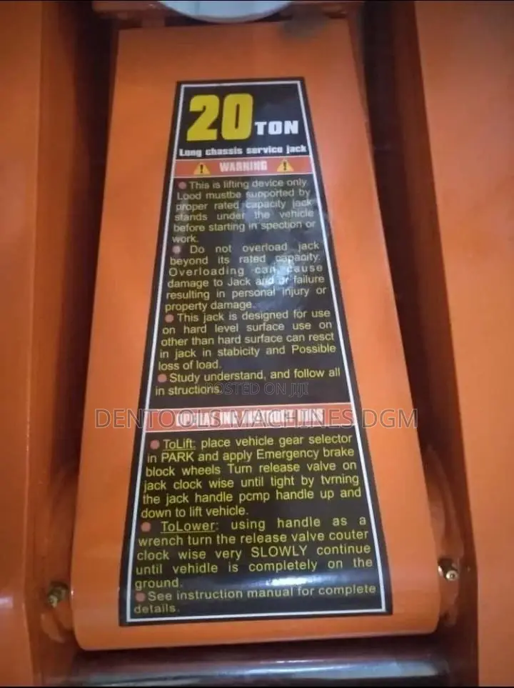 Hydraulic Floor Jack 20 Tons