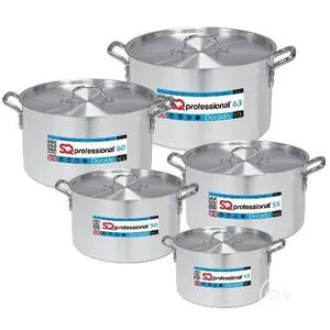 5pcs Professional Alum Cookware Casseroles Industrial Pot