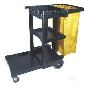 Cleaning Janitor Cart With Vinyi Bag