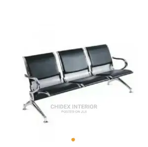 Office Iron 3 Seater Visitor Chiar
