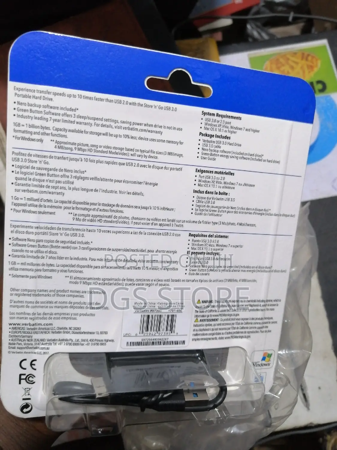 Verbatim Store 'N ' Go 1TB Hard Drive