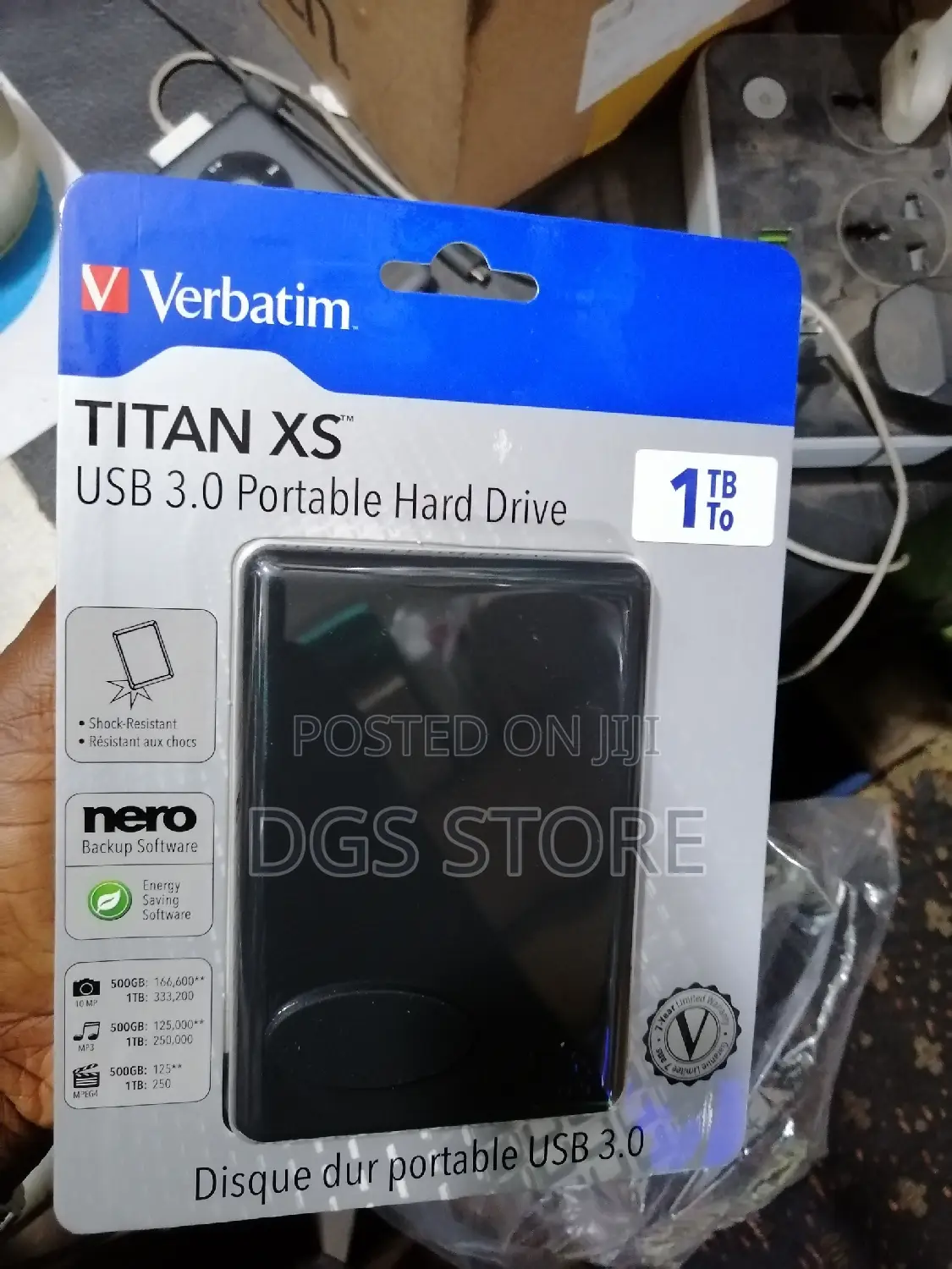 Verbatim Titan Xs 1TB Hard Drive