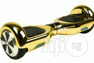 Balancing Bluetooth Hoverboard Scooter - Chrome Gold