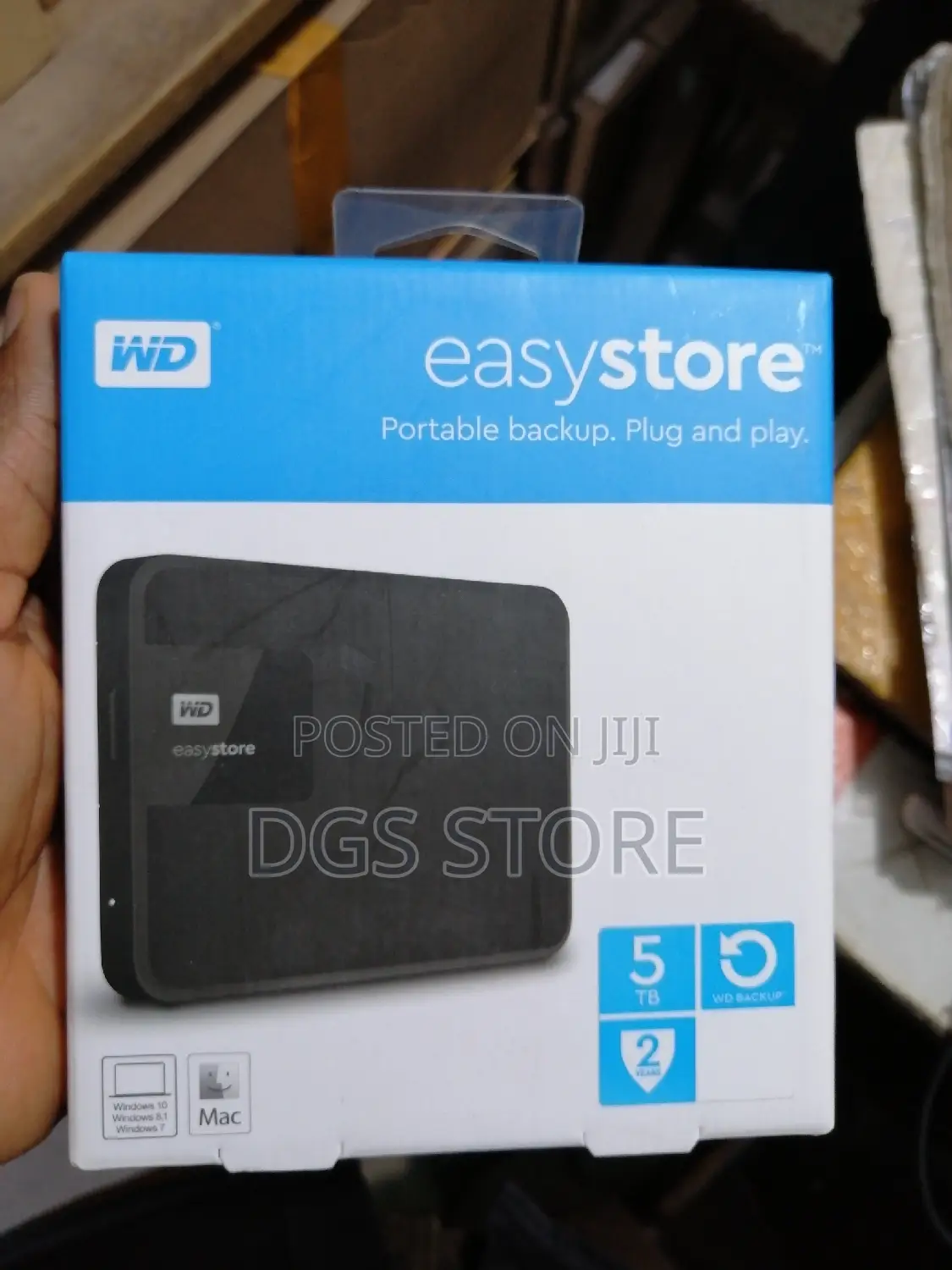 WD Easystore 5TB Hard Drive