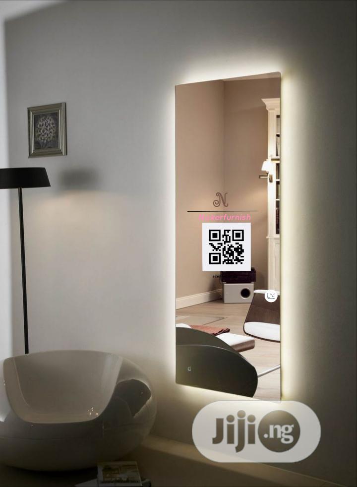 Bevel Mirror Wall Design