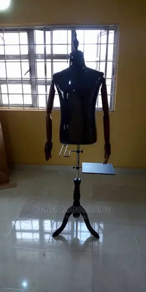 Half Body Form With Wooden Hands