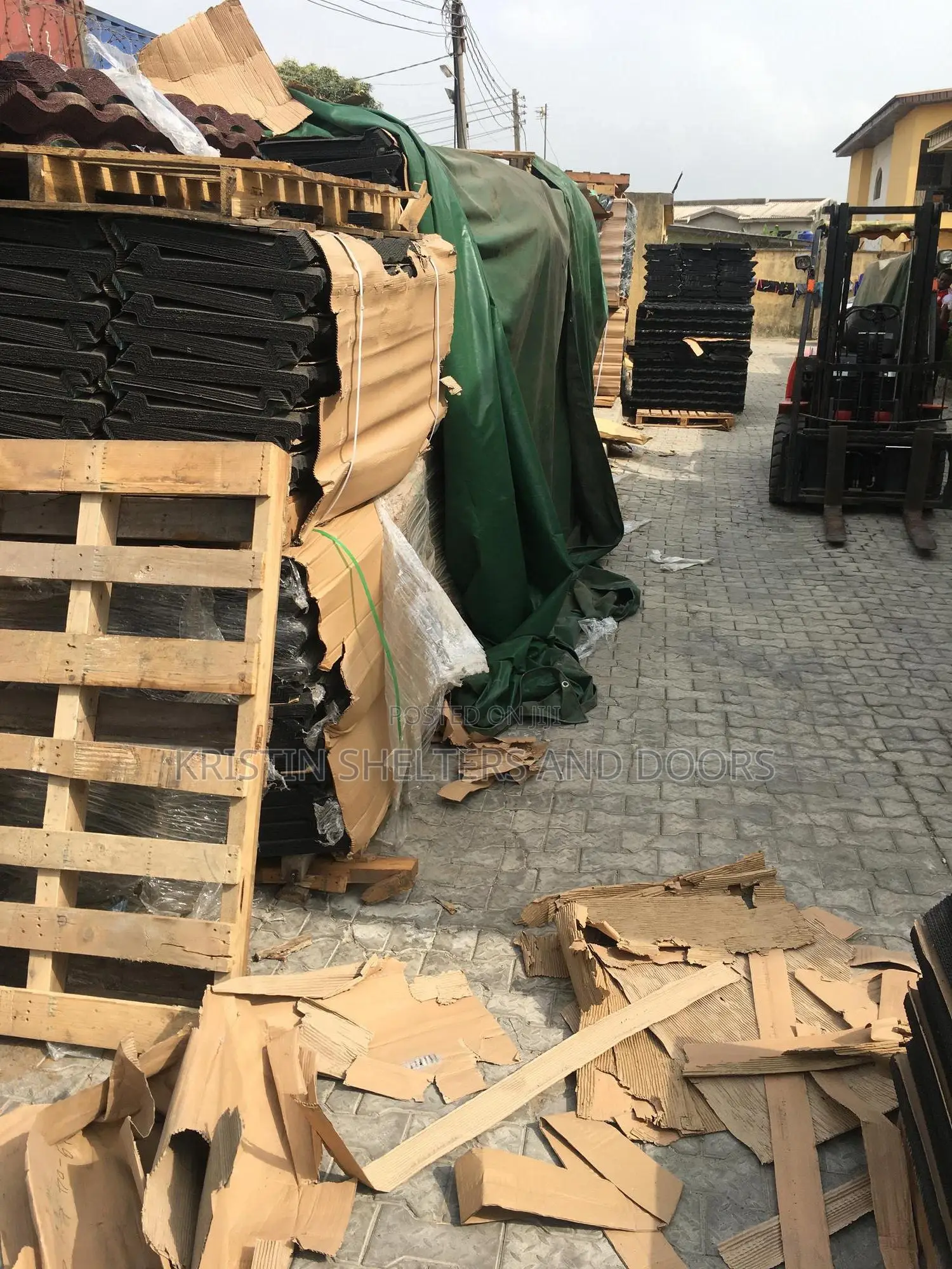 Darkest Black Shingle Roofing Sheet Delivery in Ondo