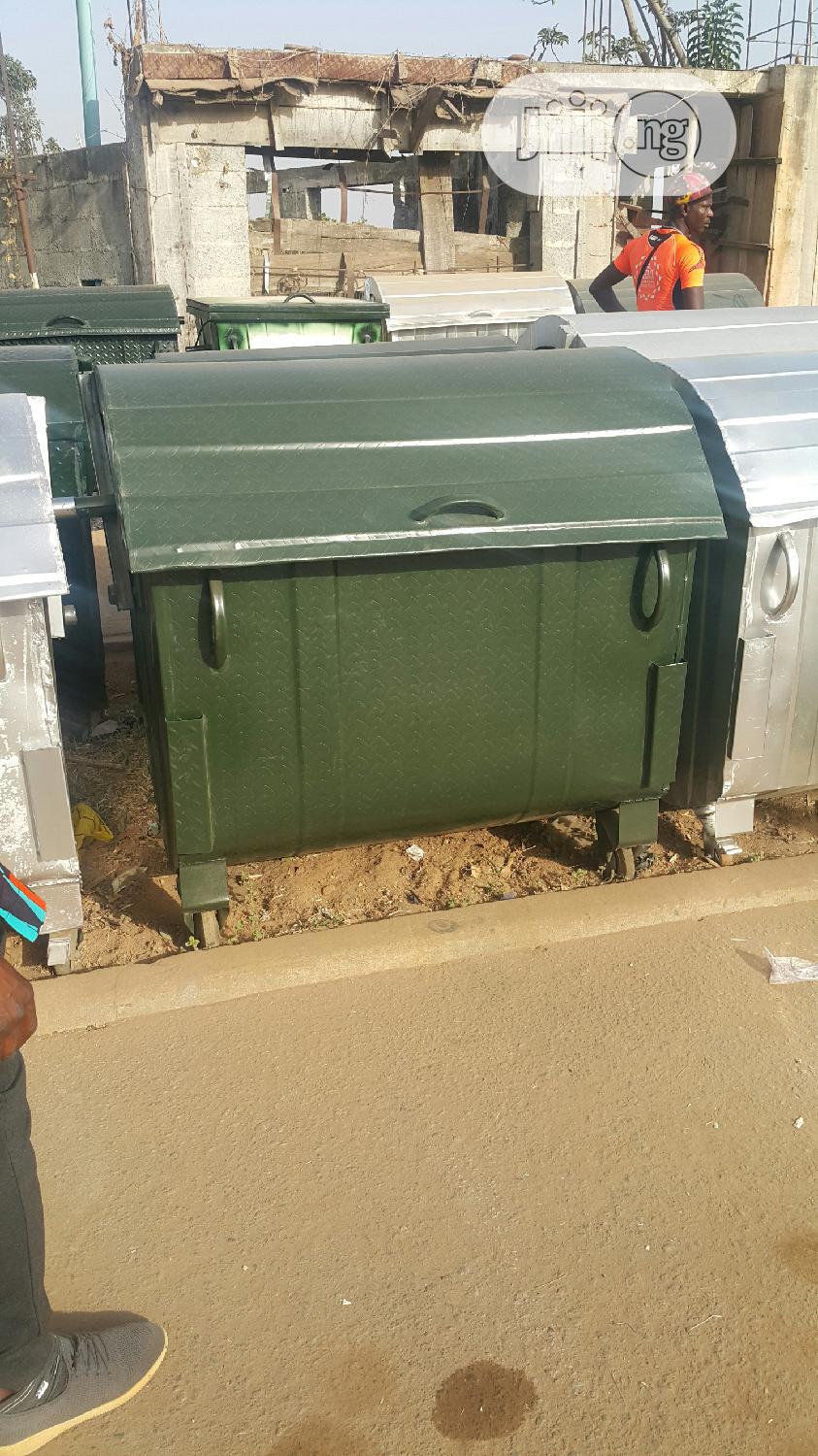 Metal Waste Bin. Free Delivery Within Abuja