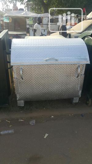 Galvanized Waste Bin. Free Delivery Within Abuja
