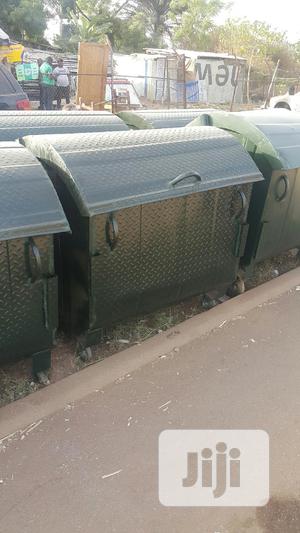 Galvanized Waste Bin