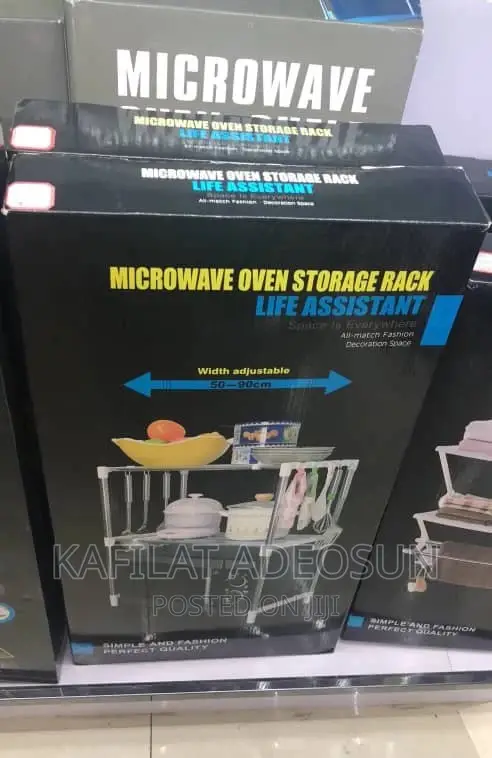 Microwave Oven Storage Rack