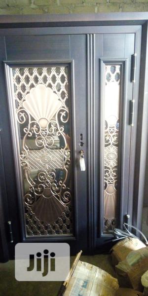 Copper Glass Door