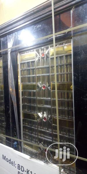 Golden Stainless Glass Door