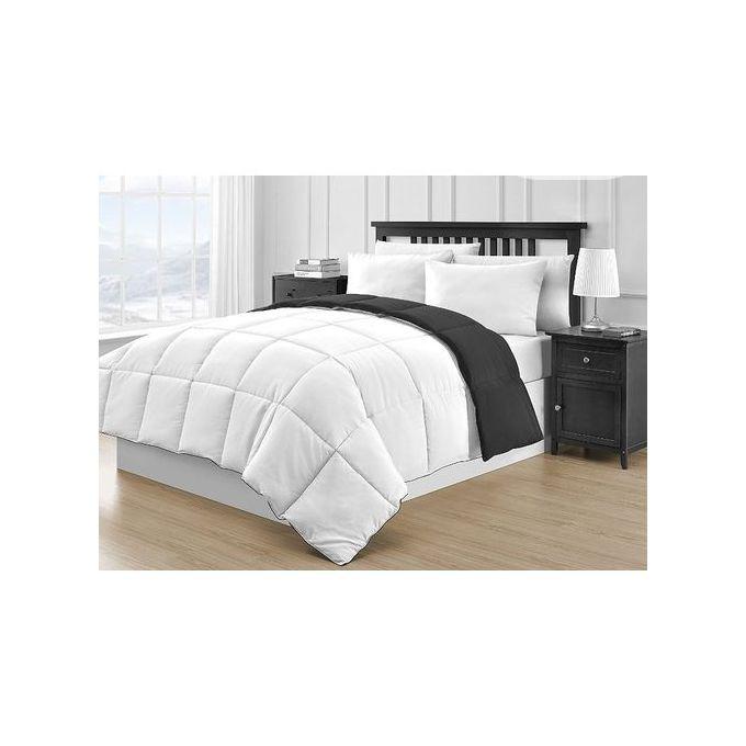 Plain White Duvet,Bedsheet With 4 Pillow Cases