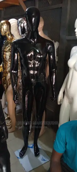 Black Male Fibre Mannequins