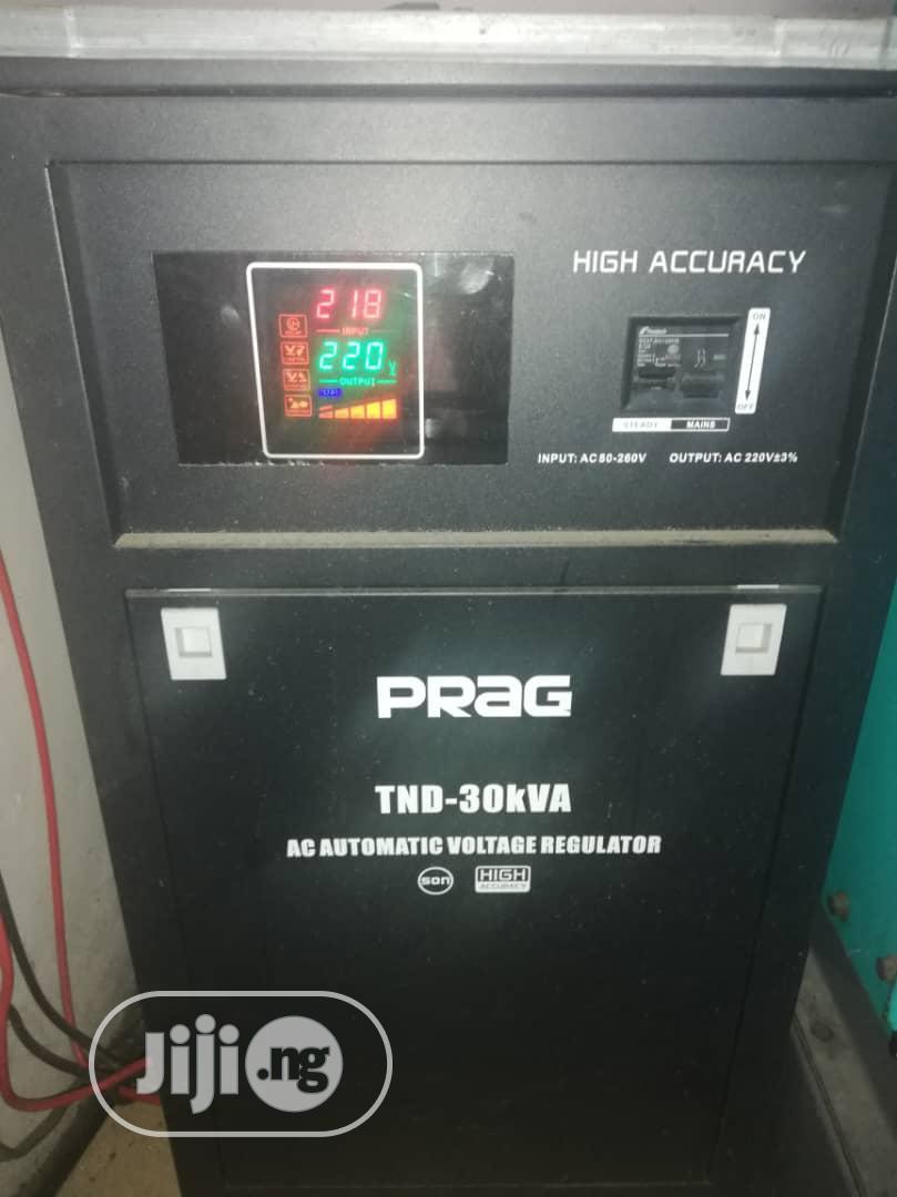 Prag 30kva Servo Central Stabilizer Single Phase 80v-260v