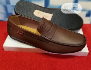 Quality Men's Clarks Designers Loafer Shoes in Brown