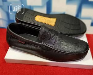 Quality Men's Clarks Designers Loafer Shoe in Black