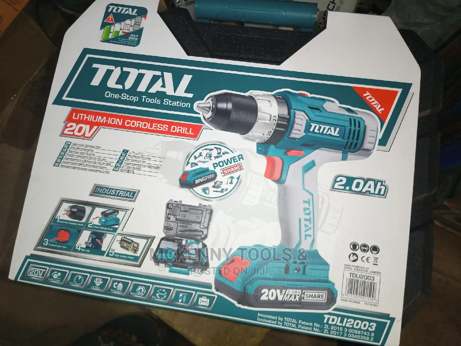 Lithuim_ion Cordless Drill 20v