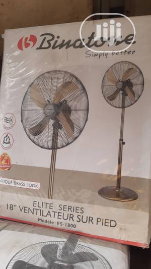 18" Stainless Gold BINATONE Standing Fan