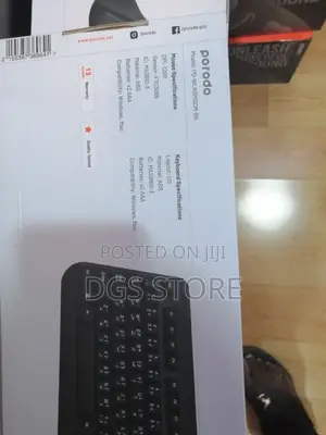Porodo Wireless Combo Keyboard Mouse