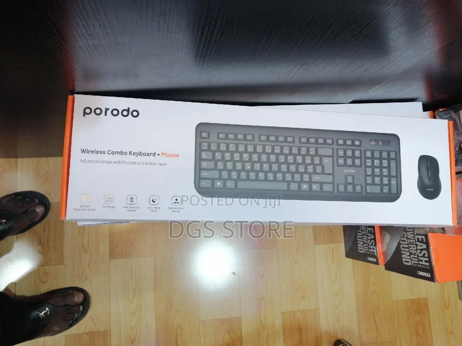 Porodo Wireless Combo Keyboard Mouse