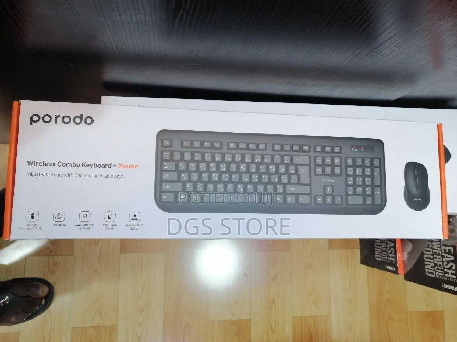 Porodo Wireless Combo Keyboard Mouse